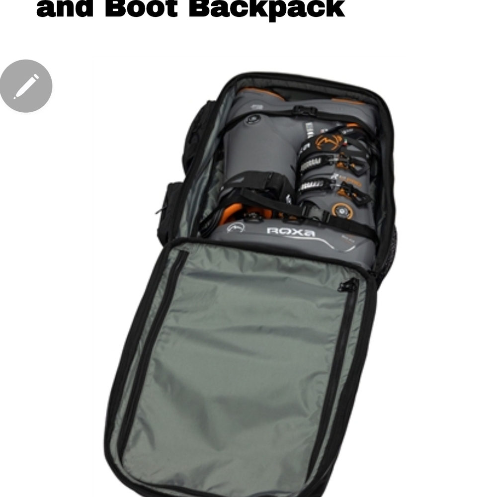 Black and Gray Men's Backpack - Picture 1 of 3